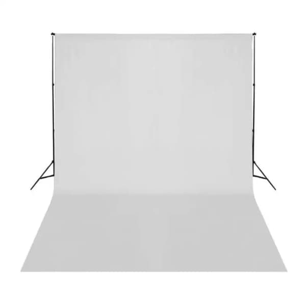 Fotografi Baggrund, Bomulds Materiale, Håndmalet Design,Hvid