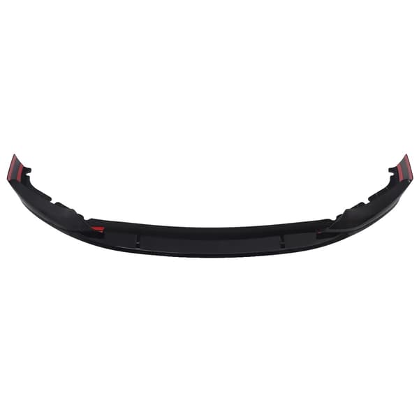 Bumper Splitter, Hållbart ABS-material, Anpassad passformdesign,Glansig svart