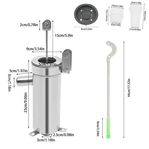 Sugpump, Manuell Drift, Ergonomisk Design,Silver, andra, EU