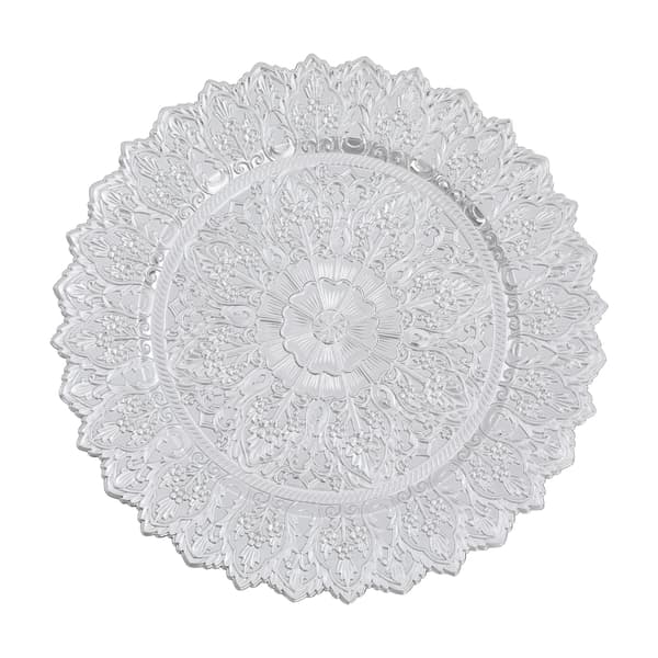 Laderplader, Holdbart PP-materiale, Elegant Rundt Design,Sølv