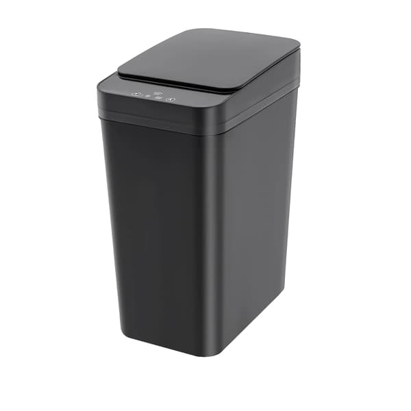 Automatisk Affaldsspand, Infrarød Sensor, Kompakt Design,sort