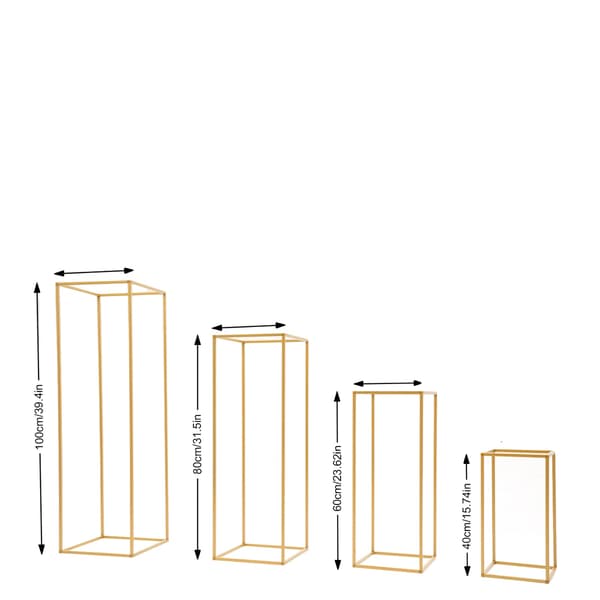 Blomsterstand, Moderne Geometrisk Design, Alsidig til Begivenheder,M, GUL