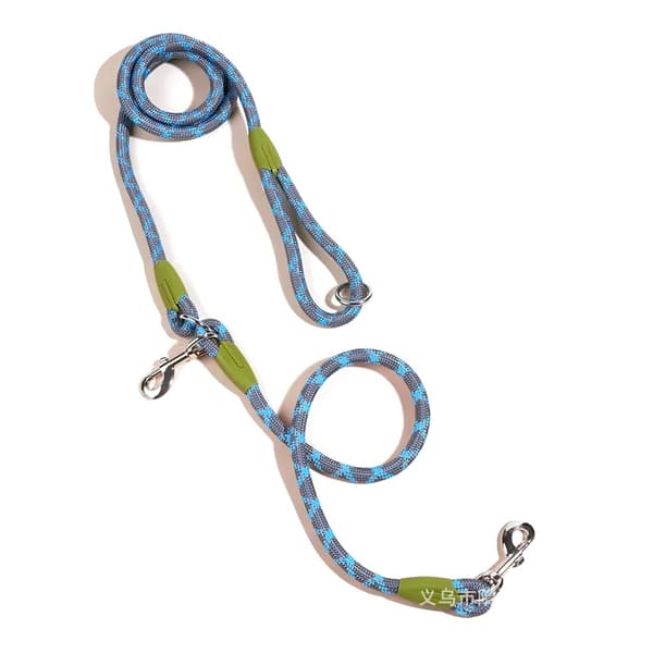 Hundesnor, Håndfri Design, Holdbart Nylonmateriale,1.0CM 240CM-d, Blå