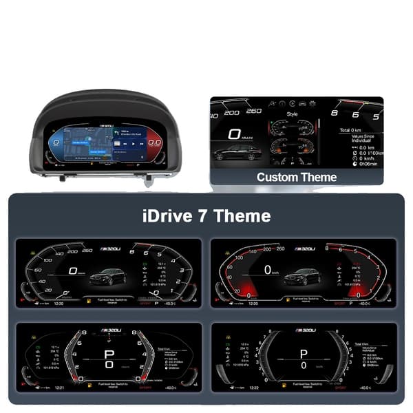Digitalt Instrument Cluster, Trådløs CarPlay, Android Auto Kompatibilitet,E84 Carplay version