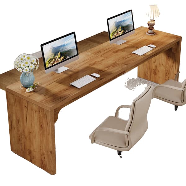 Computerbord, Rummelig Design, Holdbar Konstruktion,Brun