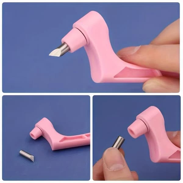 Skæreværktøj, Rustfrit Stål, Ergonomisk Design,1stk sort