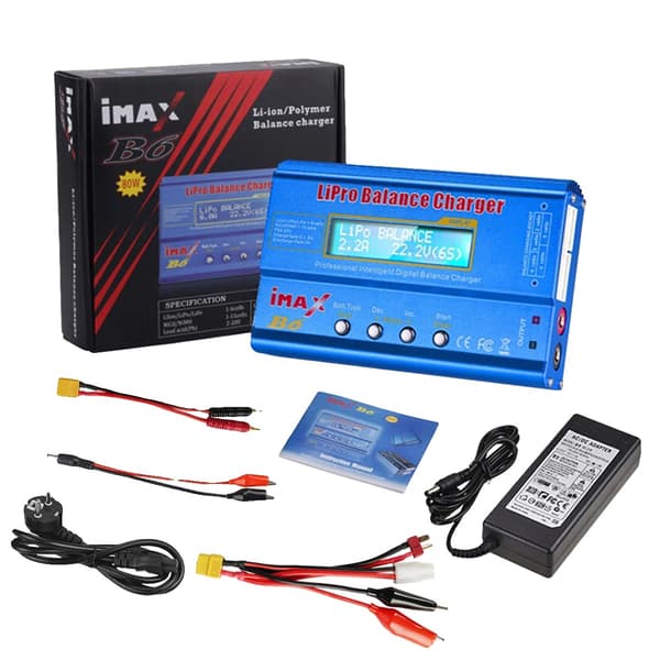 Batterioplader, 80W Maksimal Effekt, Multifunktionel Drift,Med adapter EU STIK