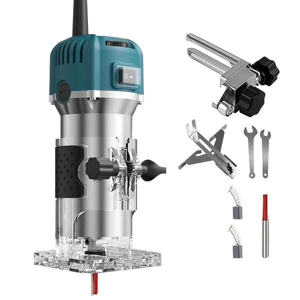 Träfräs, kraftfull 800W motor, högprecisionsskärning,Typ D