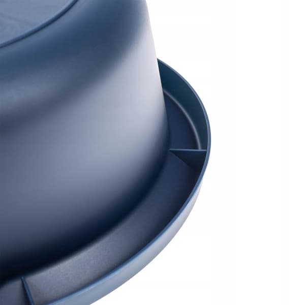 Tvättskål, 4 liters kapacitet, Rund form, Plastmaterial, Matt yta, Diameter 30 cm