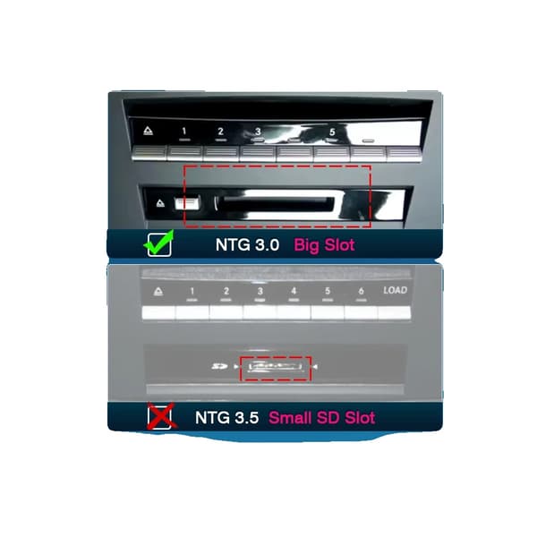Trådløs CarPlay Android Auto Decoder, Medieafspilning, Kamerastøtte,FOR NTG3.0 Benz