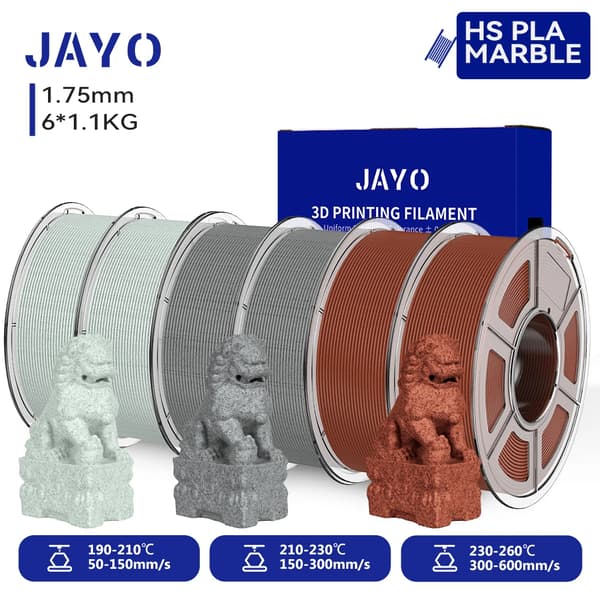 3D-printer filament, høj hastighed, marmor tekstur,2FG-2AC-2BR