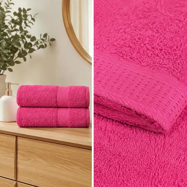 Hårhåndklæde, Blødt og Absorberende, Hurtigtørrende Ydeevne,Rose