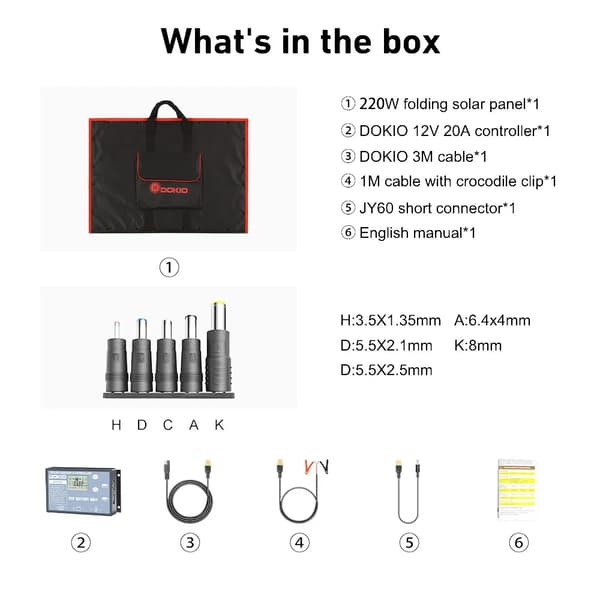 Solpanel, Bærbart Design, Effektiv Energi Produktion,200W solpanel sæt