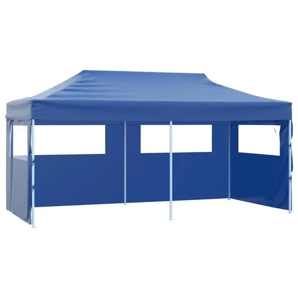 Gazebo Telt, Holdbart Materiale, Rummelig Design,Blå