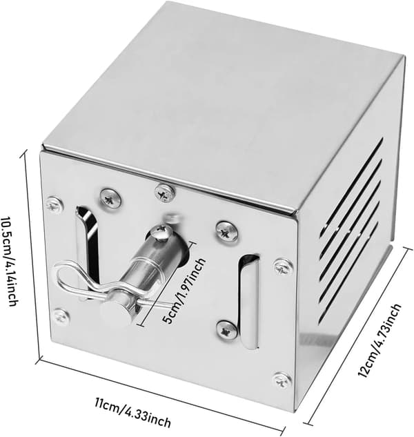 Rotisserie Motor, Rustfrit Stål Konstruktion, Stille Drift,HVID