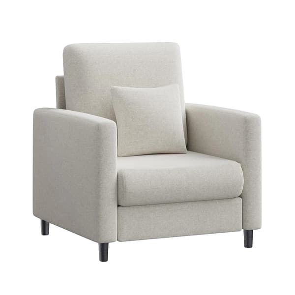 Accent Stol, Moderne Design, Komfortabel Siddeplads,Beige