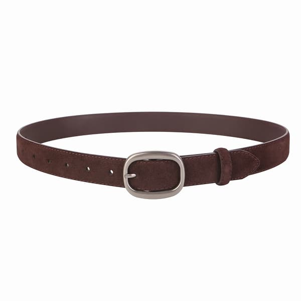 Læderbælte, Casual Stil, Holdbart Materiale,Kaffe, 100cm-f