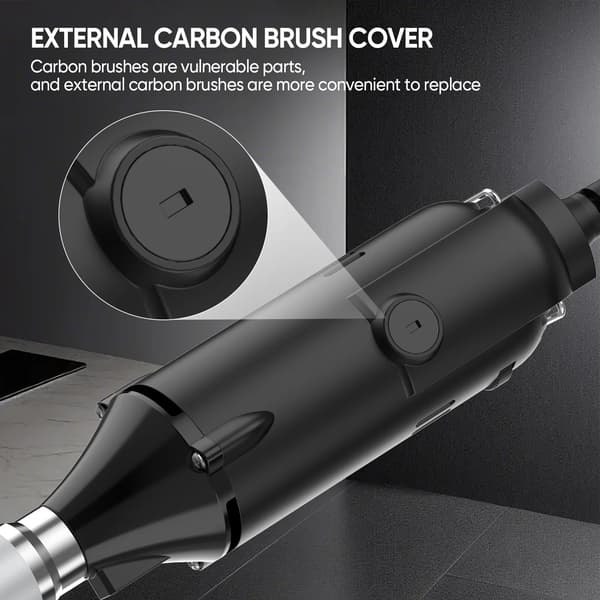 Elektrisk sømrensningssliber, 350W effekt, ergonomisk design,sort