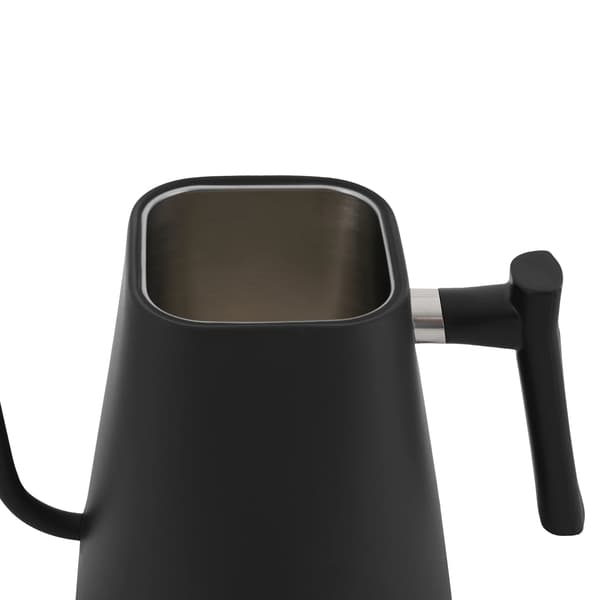 Elkedel, Hurtig Kogning, Gåsehalsspir Design,sort