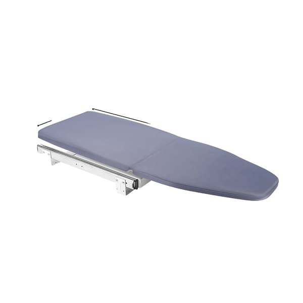 Fällbart Strykbord, 180° Rotbart, Platsbesparande Design,Grå