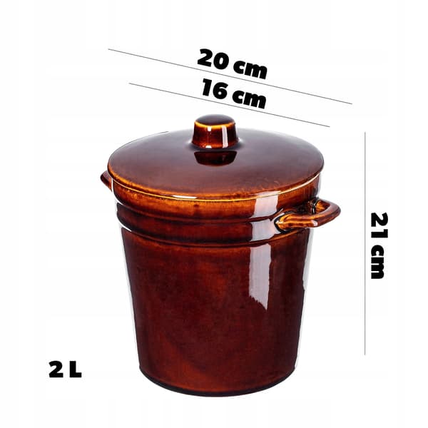 Stengodsgryta, Hållbar Design, Mångsidig Användning,Brun