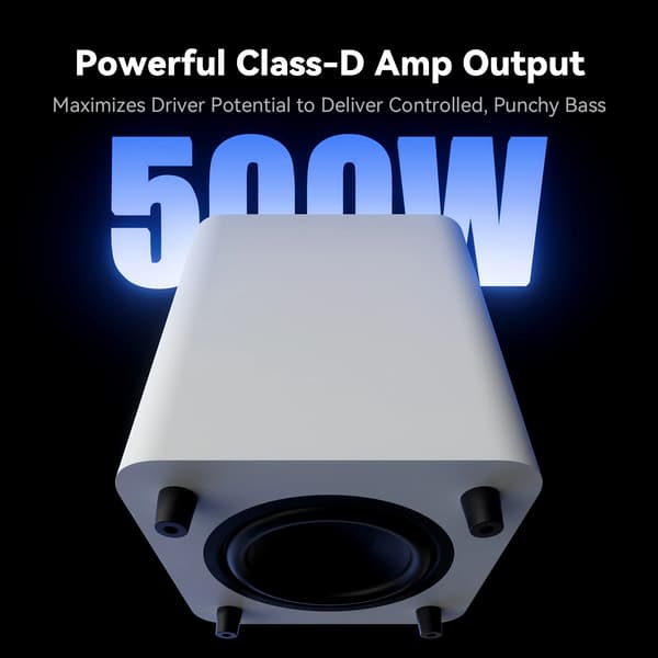 Subwoofer, Kraftfull Bas, Kompakt Design,SW10