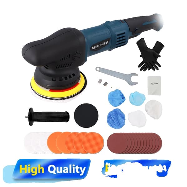 Polermaskin, 980W Motor, 6 Hastighetskontroll,24 st