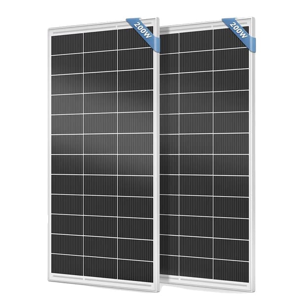 Solpanel, Monokristallint Silikon, Hög Effektivitet,400W (200W X 2)