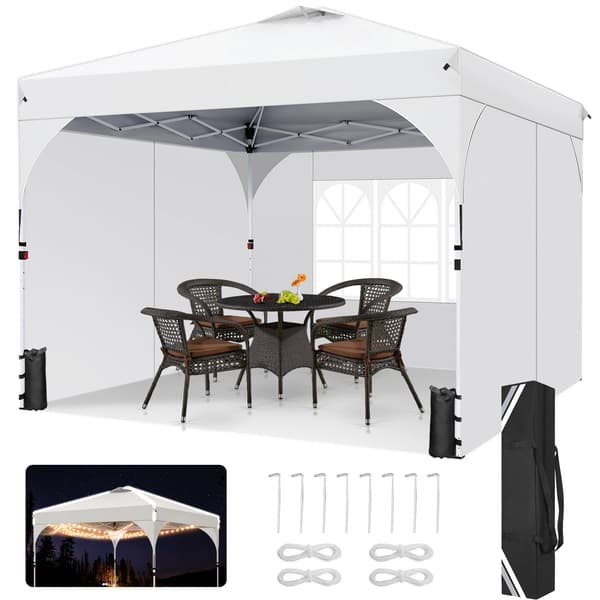Paviljong, Pop-up Design, UV-skydd,Vit