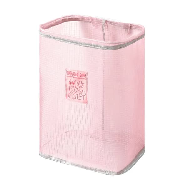 Tvättkorg, Väggmonterad, Miljövänlig Design,Rosa