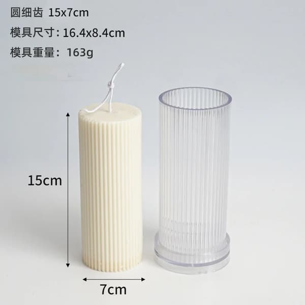 Stearinlysform, Holdbart Plastik, Brugervenligt Design,83000492