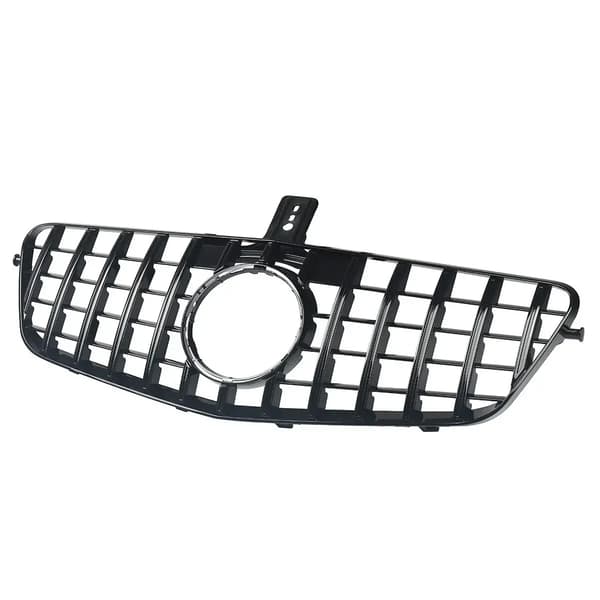 Frontbumpergrill, GTR-stil, holdbart ABS-plastik,Glans Sort