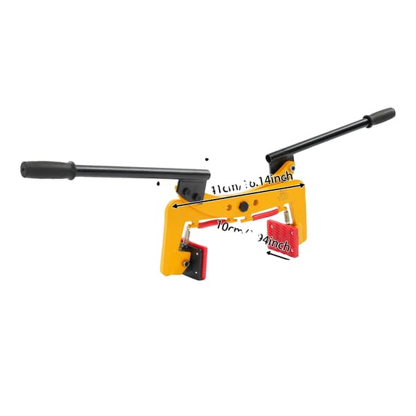 Stenlyftsklämma, 280 kg kapacitet, ergonomisk design,Gul