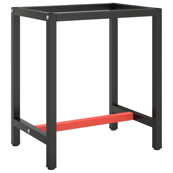 Arbejdsbordramme, Metal Konstruktion, Alsidig Brug,Sort