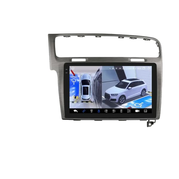Bil Audio System, Multimedia Afspilning, Touchscreen Interface, Kompatibel med Golf 7 2013-2017,QS8 G med 360 Cam