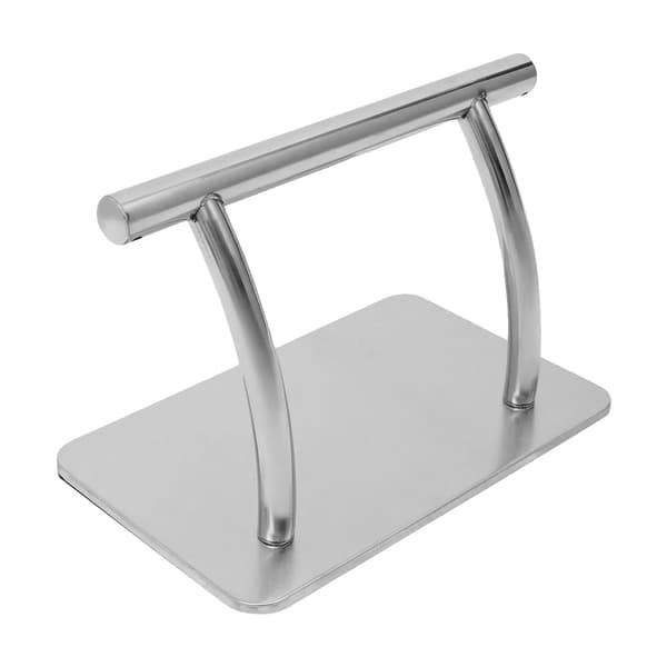 Fodstøtte, Rustfrit Stål Konstruktion, Robust Base Design,Sølv