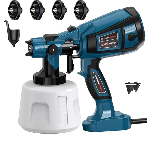 Elektrisk Sprutpistol, 1400ml Kapacitet, Justerbar Flödeskontroll,1000W