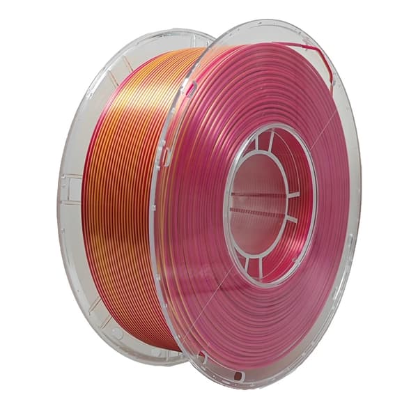3D-printer filament, Silk PLA-material, let og alsidigt,Rød-Guld