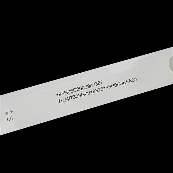 LED-remsa, 627 mm längd, 6 LED-perlor per remsa, 3 V spänning, CE-certifierad, 12 stycken ingår