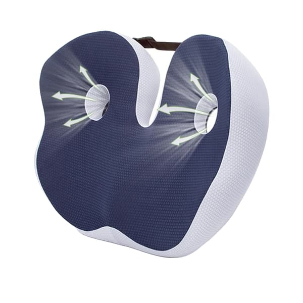 Ortopædisk pude, ergonomisk design, justerbar bredde,Blå