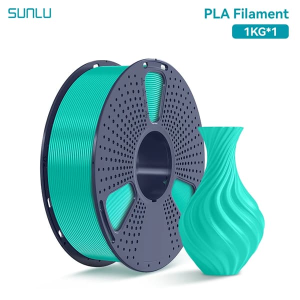 3D-printer filament, 1,75 mm diameter, biologisk nedbrydeligt materiale,Mint Grøn