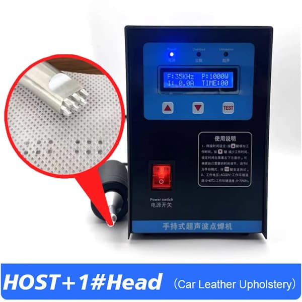 Ultralydssvejser, Håndholdt Design, Tilpasselige Svejsehoved,220V, Nr.1 hoved