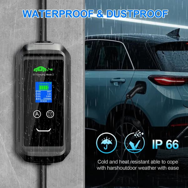 EV-laddare, 11KW effektutgång, smart WiFi-kontroll,11KW, Typ2