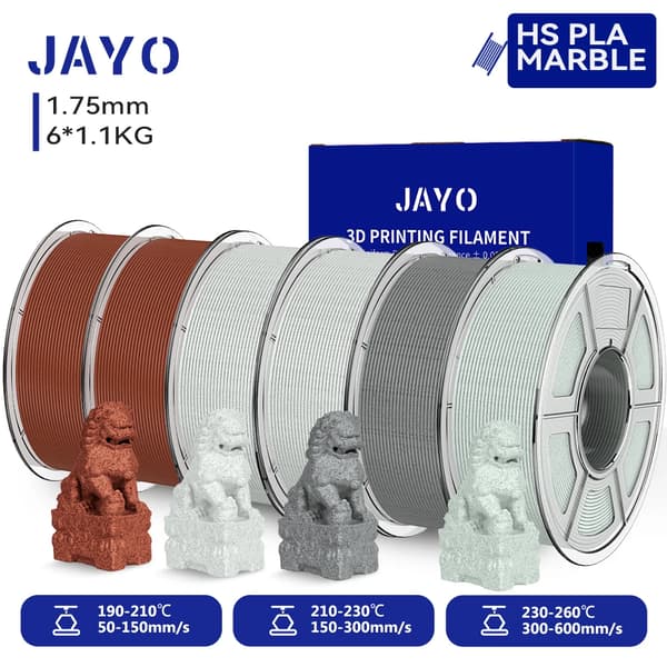3D-printer filament, høj hastighed, marmor tekstur,2BR-2SS-AC-FG