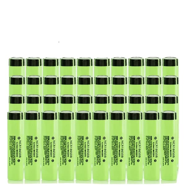 Lithium Ion Batteri, 3400mAh Kapacitet, 20A Afladningsstrøm,34B-40PCS