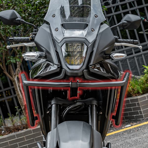 Motorcykelkraschbåge, Tungt skydd, Lätt installation,Övre Del
