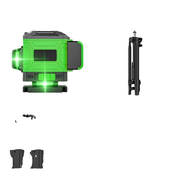 Laser niveau, 8 linjer, selvnivellerende,8--Tripod-Stofpose