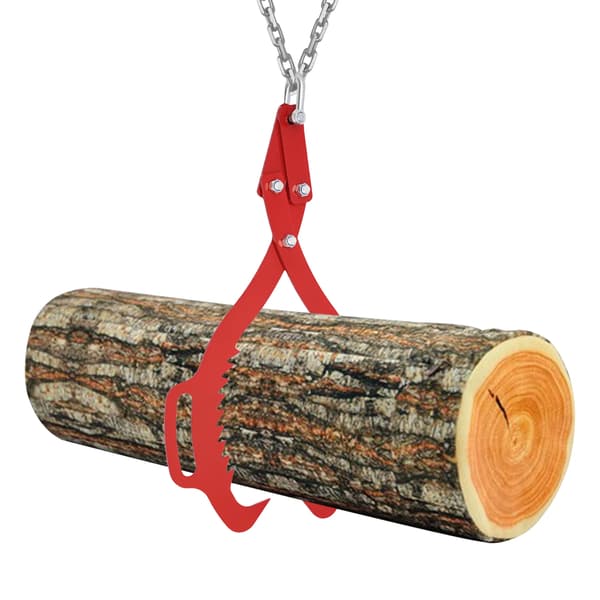 Logglyftsklämma, Hållfast Kolfiberstål, Hög Lastkapacitet,Röd