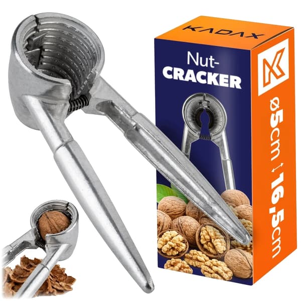Nötknäckare, Hållbart Metall, Ergonomisk Design,Silver
