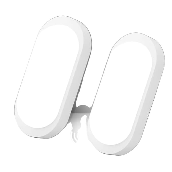 Væglampe, Radar Bevægelsessensor, Skumringssensor,2PCS, 4000k, 11-15W